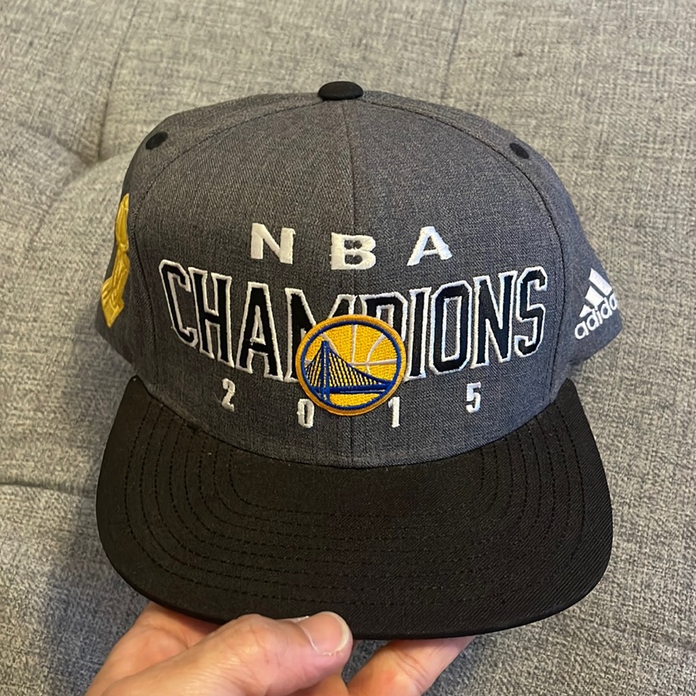 Golden State warriors NBA championship hat 2015.